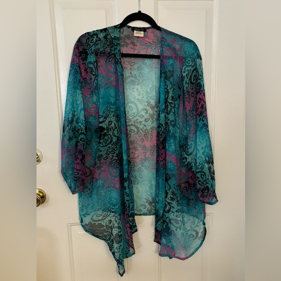 Vikki Vi Sheer Cardigan - Picture 1 of 4